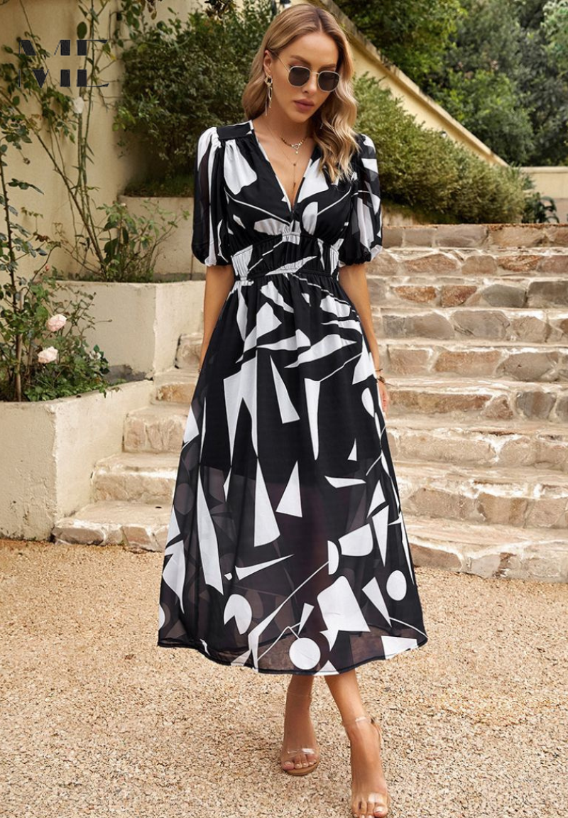 womens-midi-synthetic-dress-with-v-neck-and-smocked-waist-16