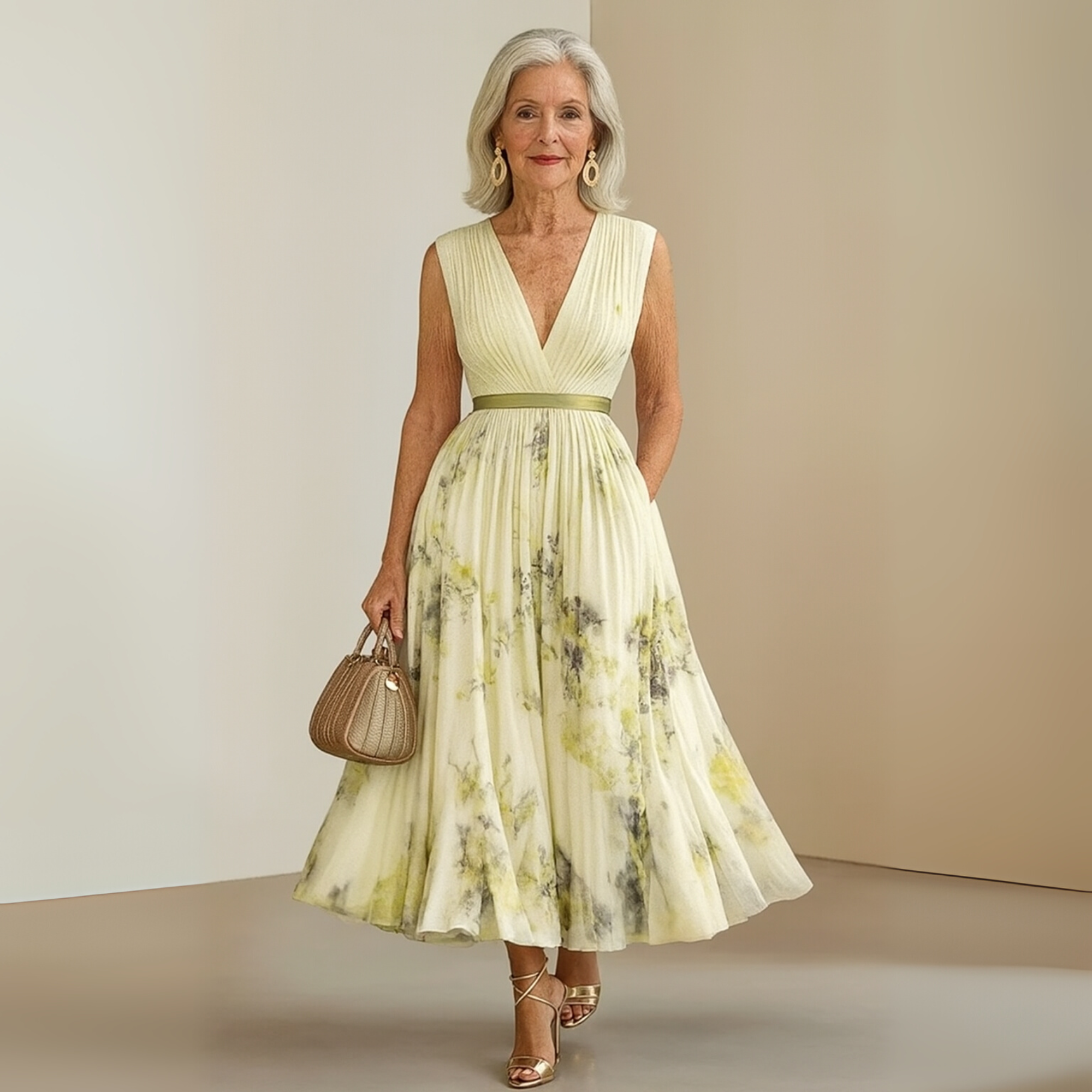 womens-pleated-chiffon-maxi-dress-with-v-neck-and-pockets-11