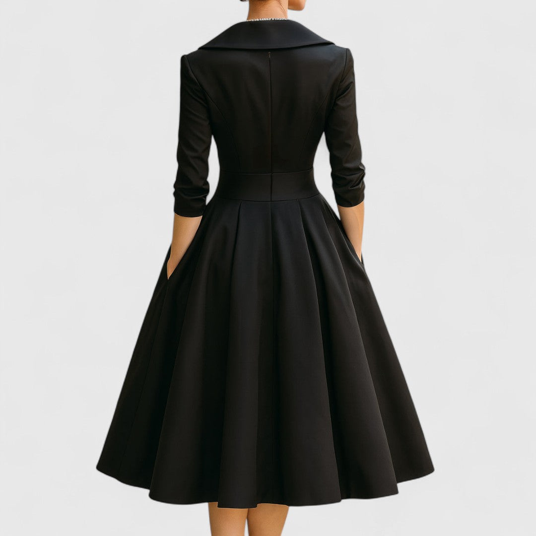 womens-satin-like-midi-dress-with-surplice-neckline-and-pockets-8