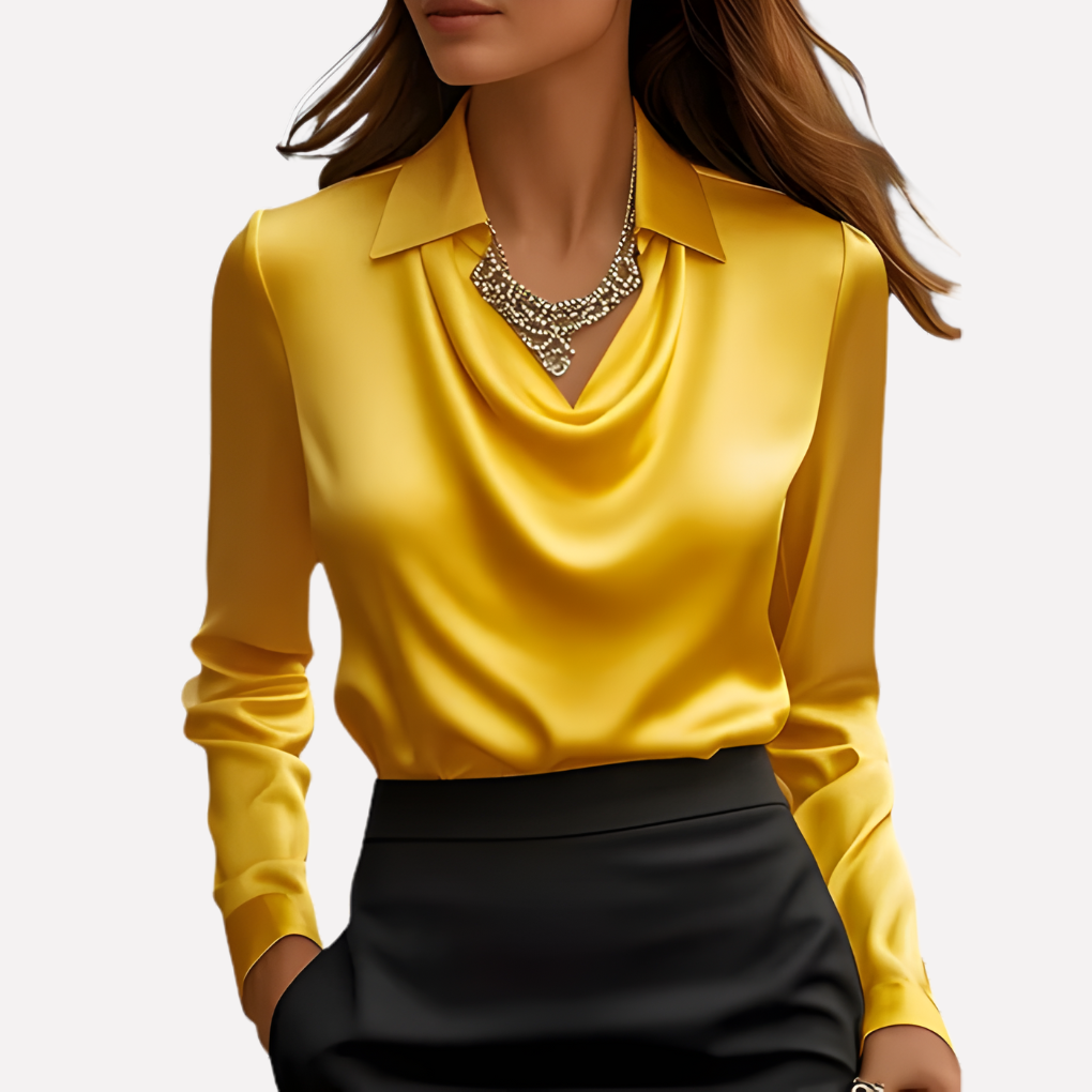 womens-satin-style-woven-blouse-with-draped-neckline-and-cuffs-10