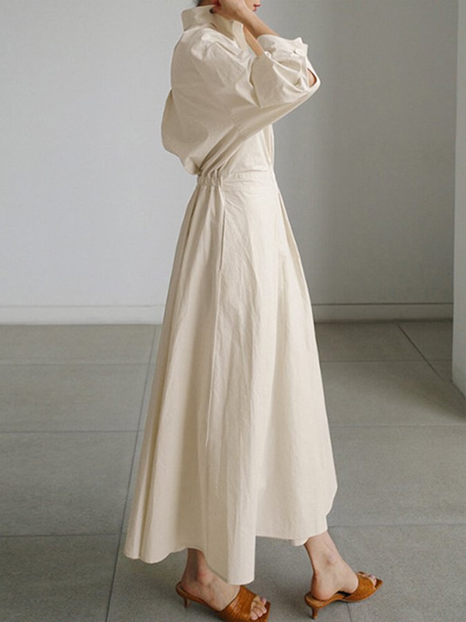 womens-shirt-style-woven-midi-dress-with-tie-waist-and-pockets-3
