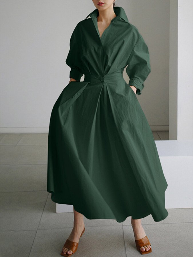 womens-shirt-style-woven-midi-dress-with-tie-waist-and-pockets-7