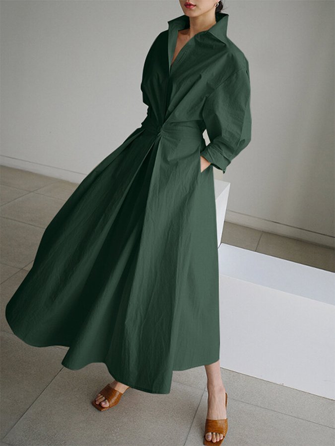 womens-shirt-style-woven-midi-dress-with-tie-waist-and-pockets-8