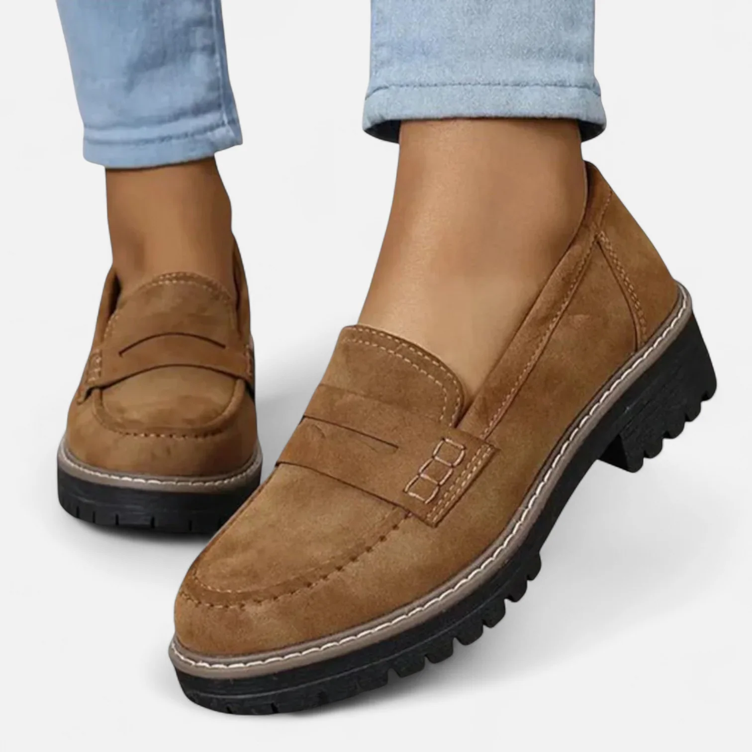 womens-slip-on-loafers-with-lug-sole-and-penny-strap-5