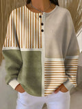 Maeve | Patterned Waffle Knit Relaxed Top