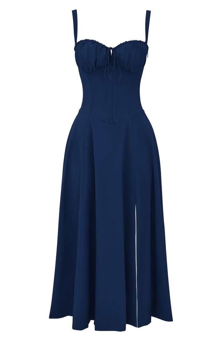 womens-woven-midi-dress-with-bustier-bodice-and-side-slit-20