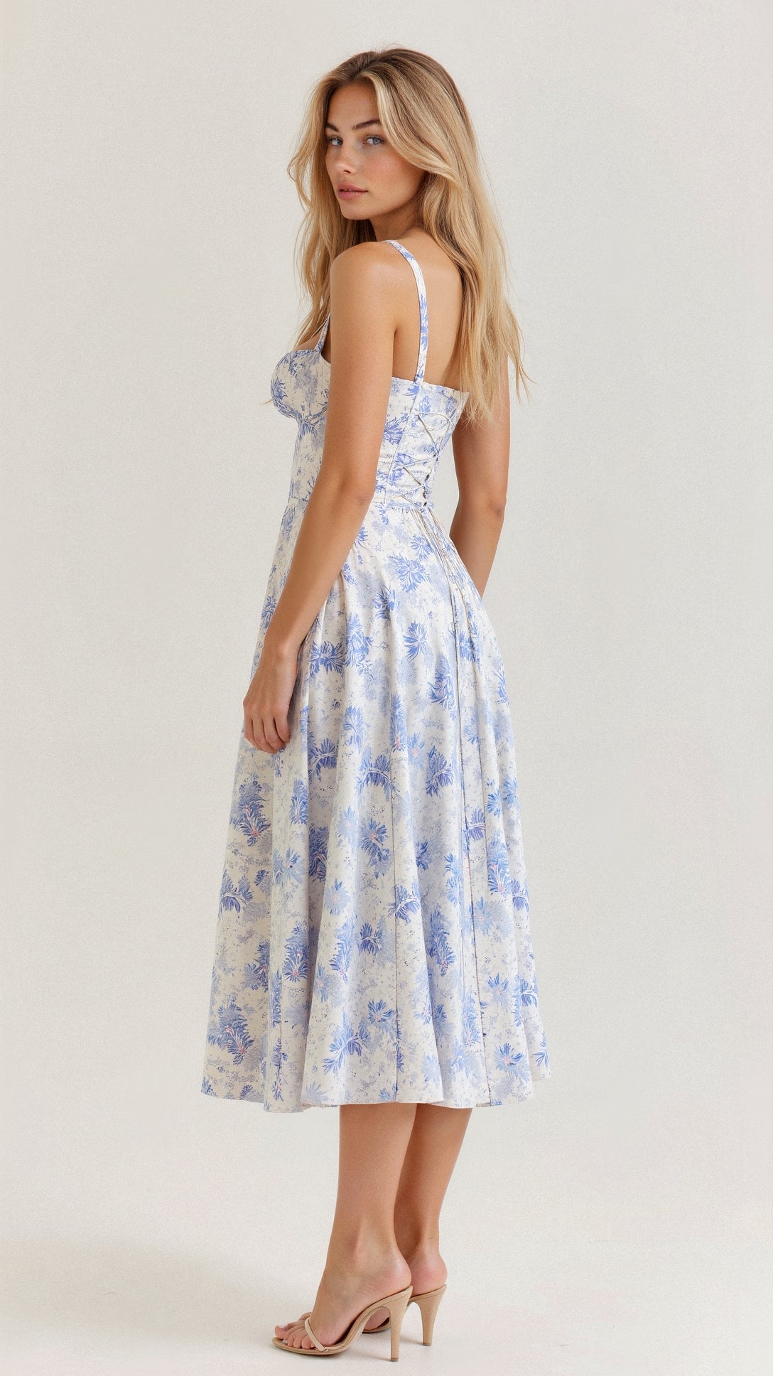 womens-woven-midi-dress-with-bustier-bodice-and-side-slit-8