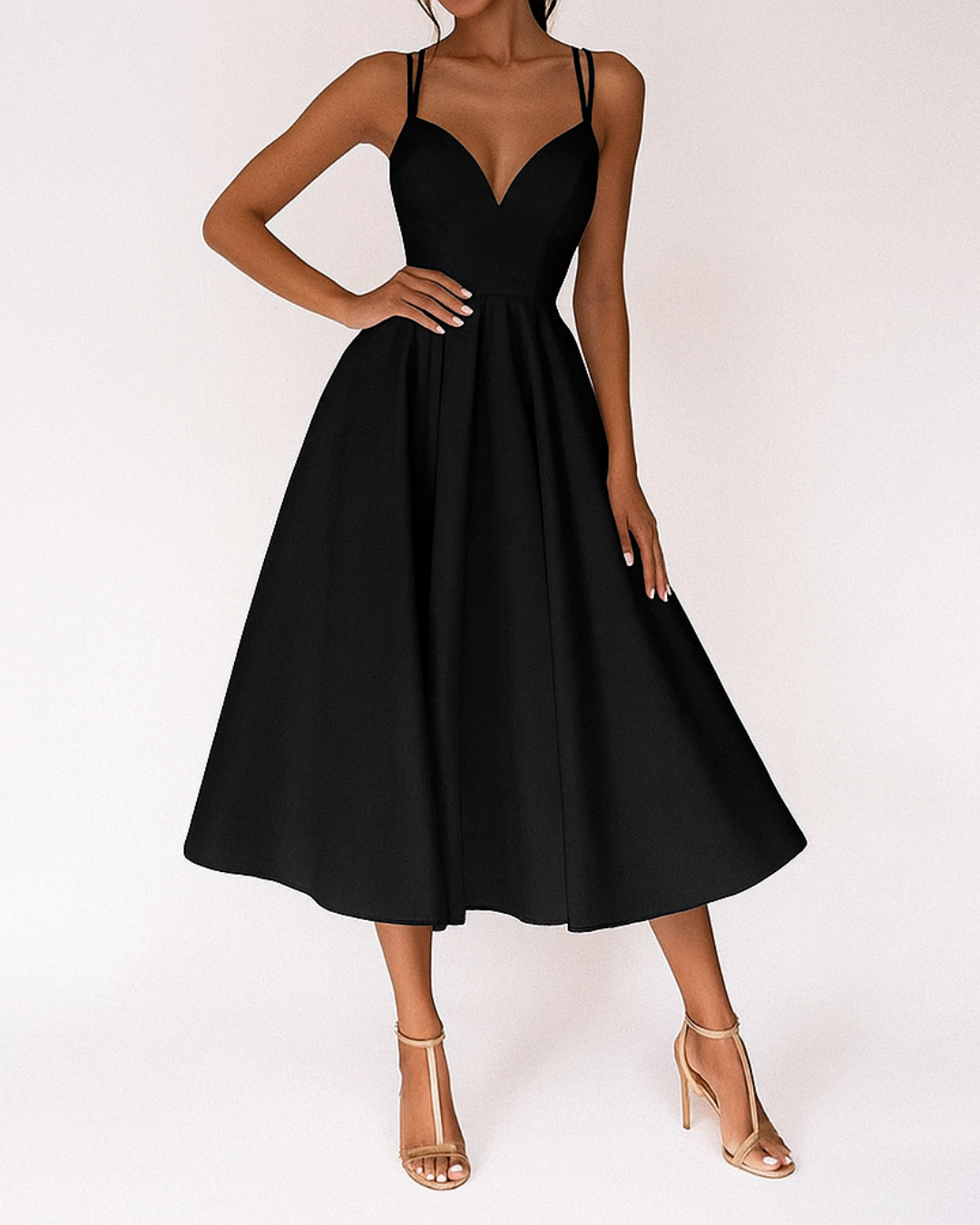 womens-woven-midi-dress-with-v-neck-and-crisscross-back-2