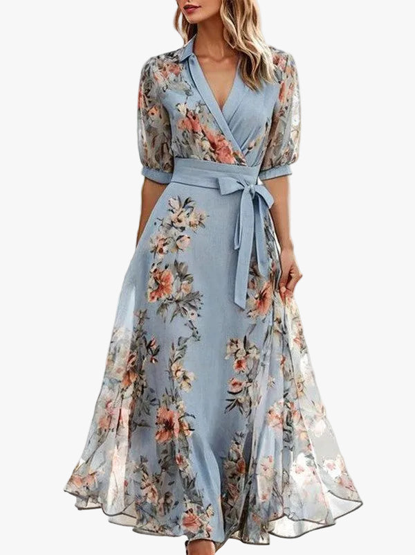 womens-woven-midi-dress-with-wrap-v-neck-and-tie-belt-1