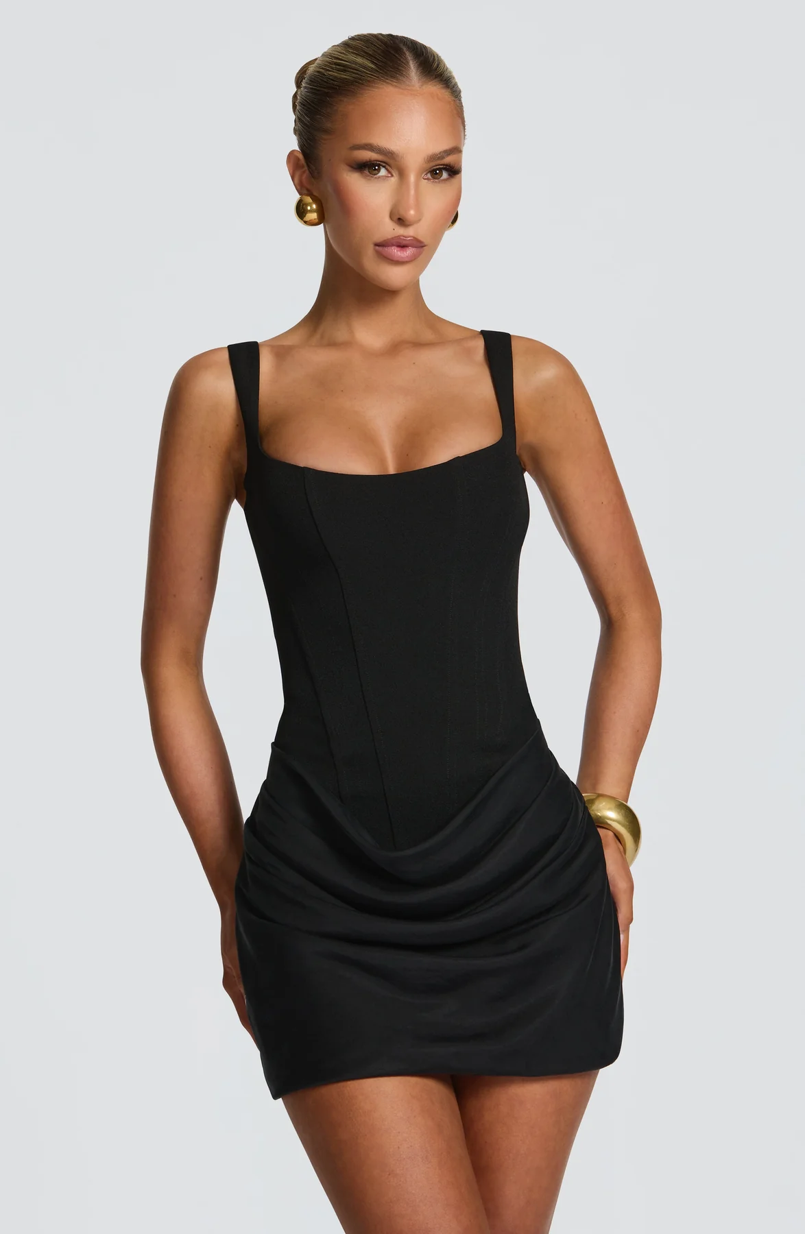 womens-woven-mini-dress-with-square-neck-and-lace-up-back-7