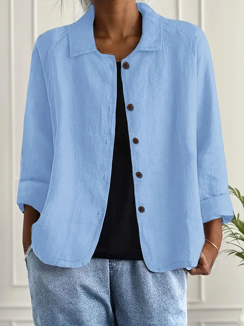 Sybille - Oversized Spread-Collar Blazer