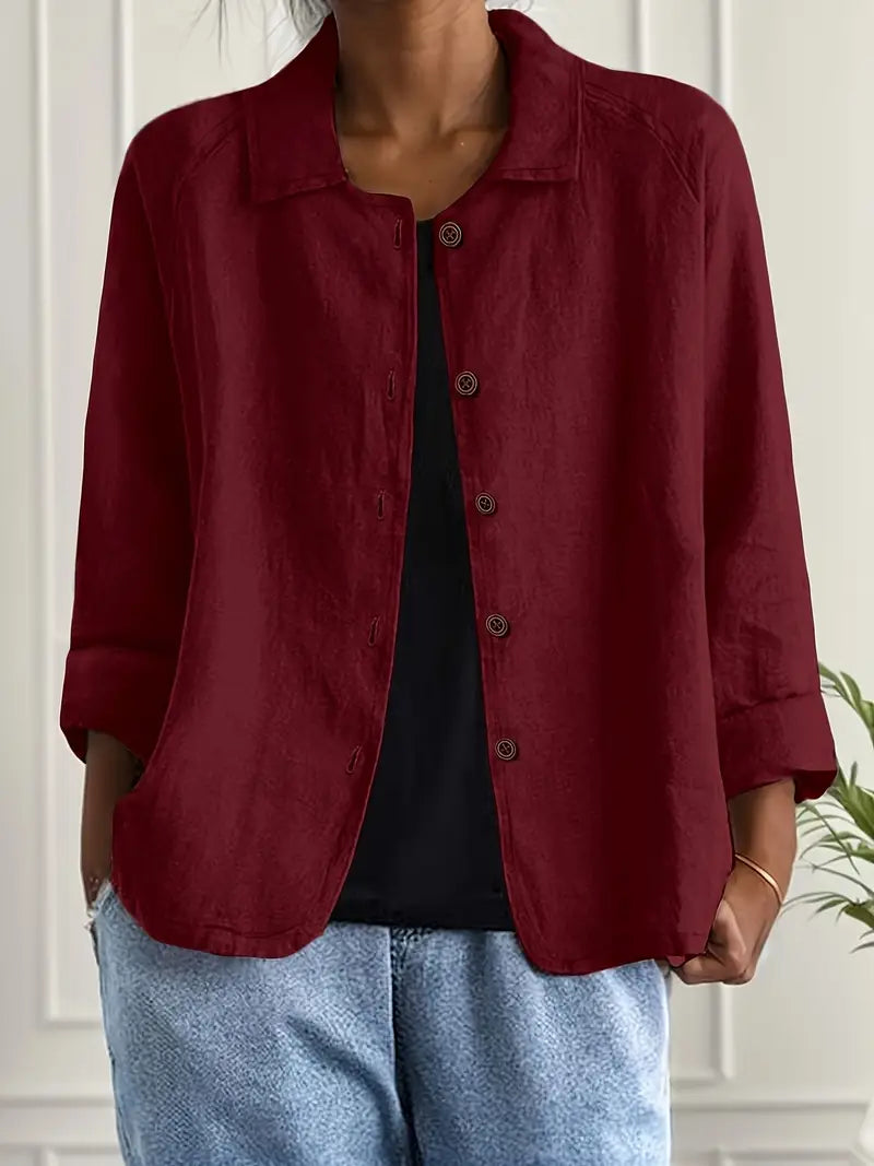 Sybille - Oversized Spread-Collar Blazer