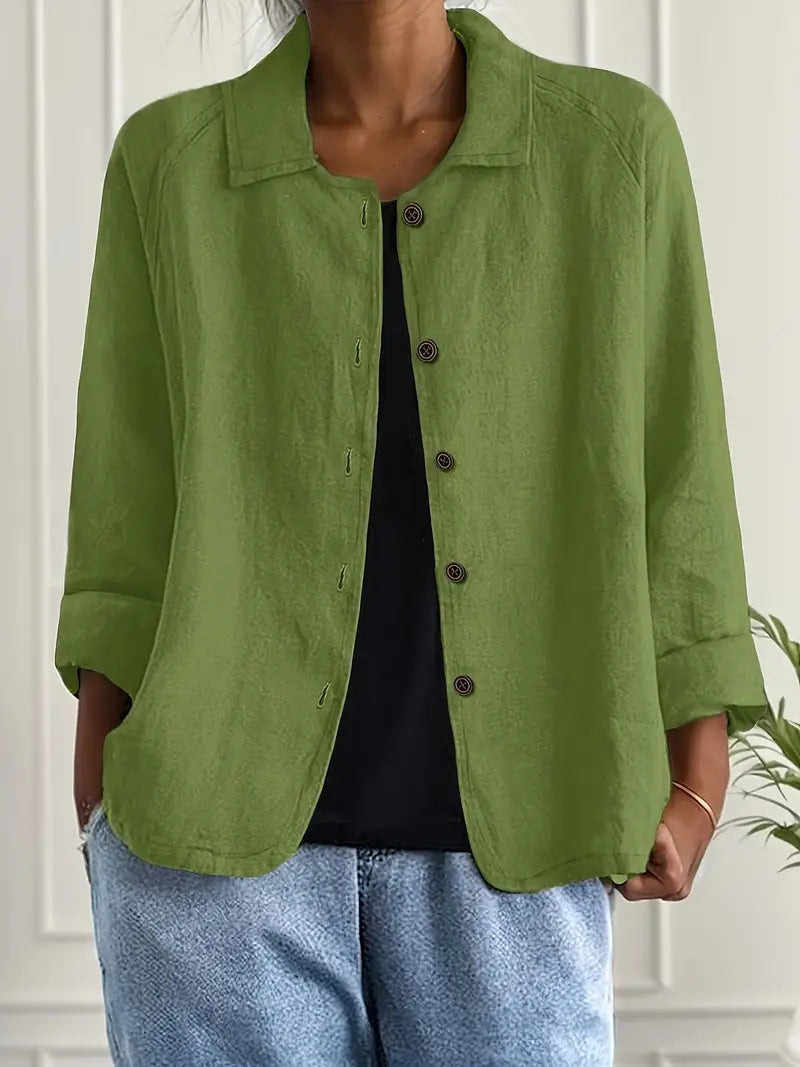 Sybille - Oversized Spread-Collar Blazer