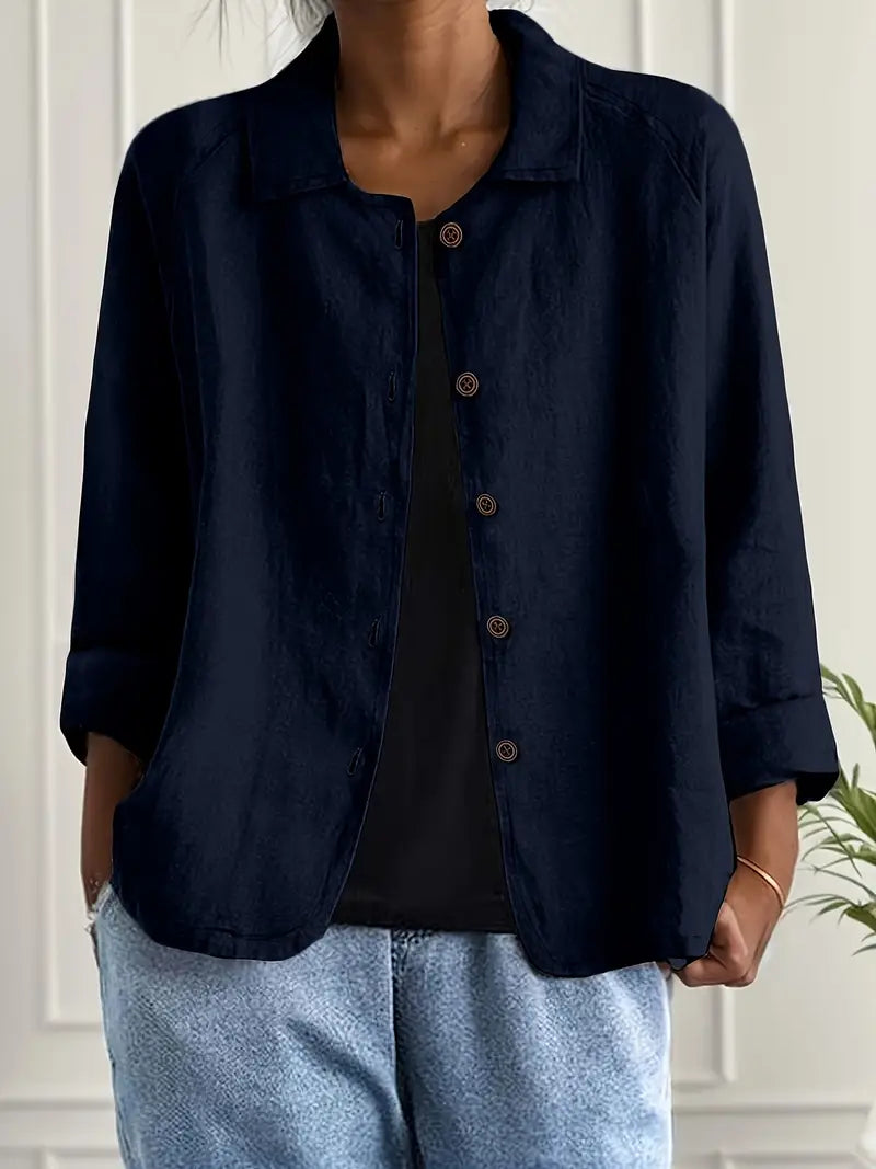 Sybille - Oversized Spread-Collar Blazer
