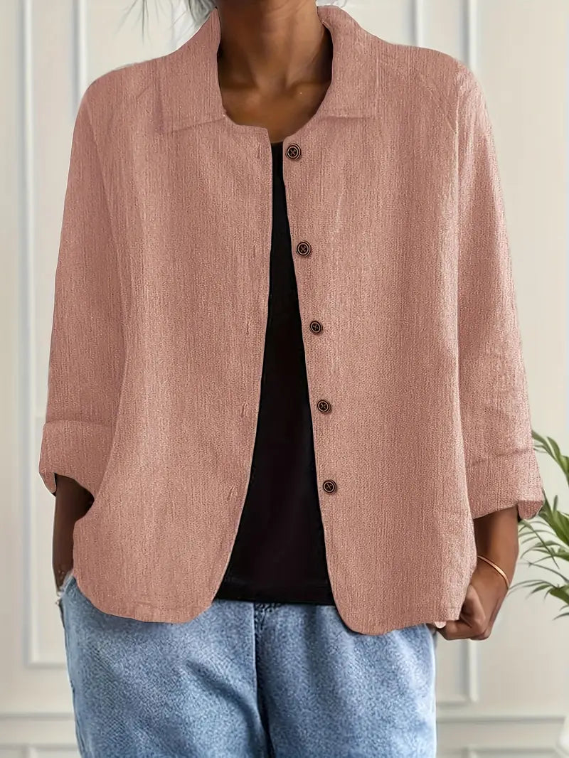 Sybille - Oversized Spread-Collar Blazer