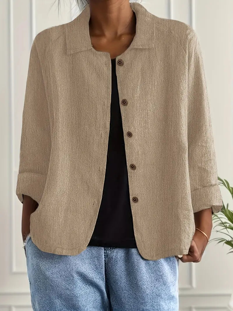 Sybille - Oversized Spread-Collar Blazer