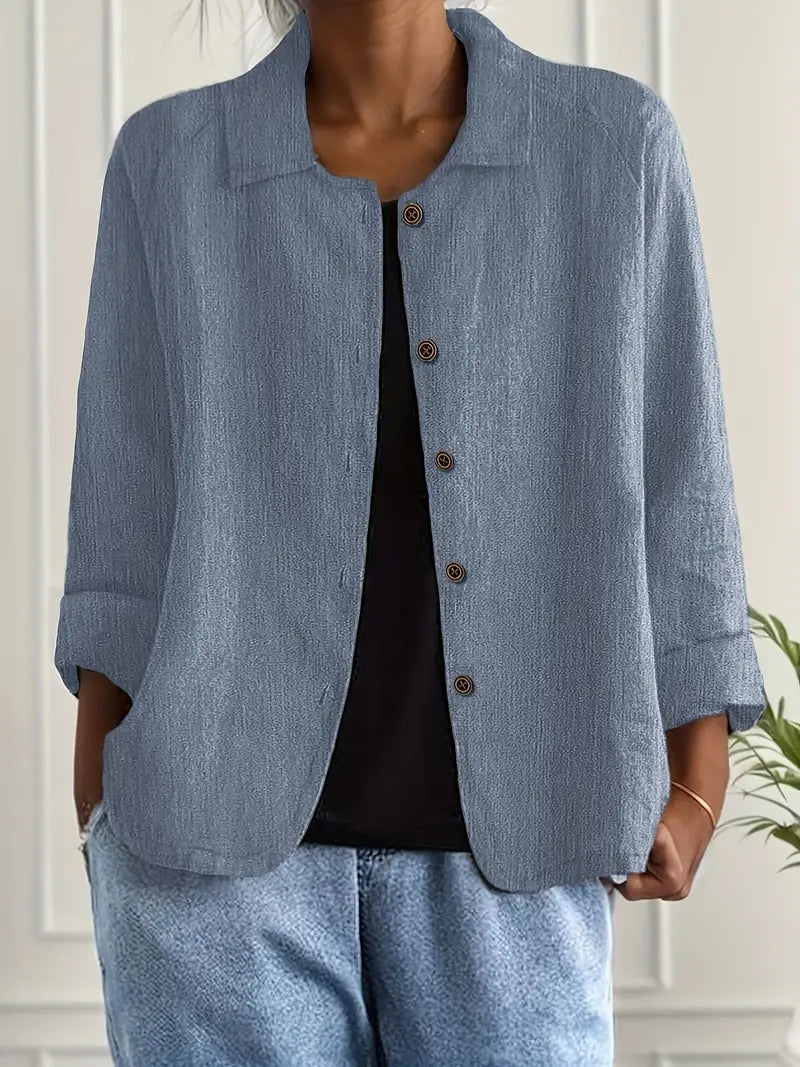 Sybille - Oversized Spread-Collar Blazer