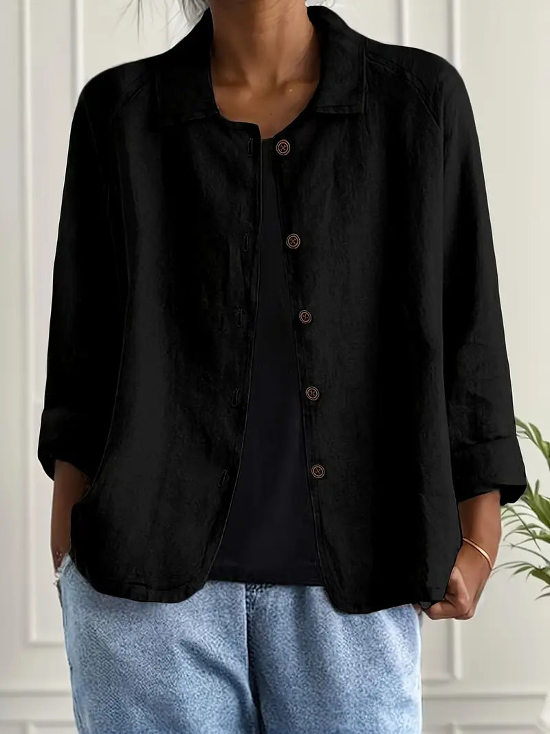 Sybille - Oversized Spread-Collar Blazer