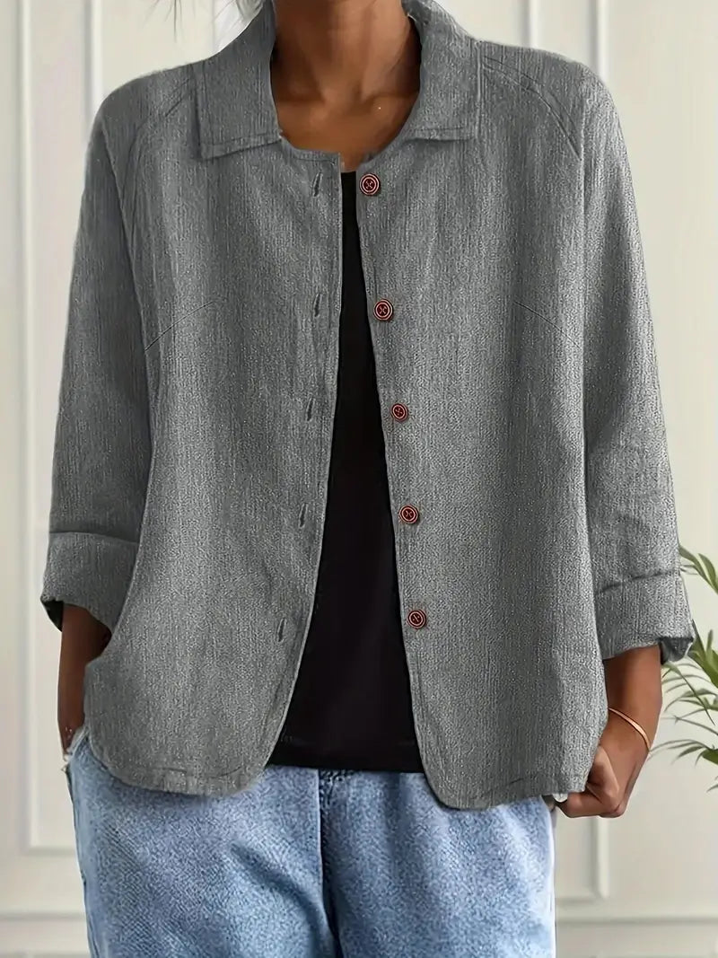 Sybille - Oversized Spread-Collar Blazer