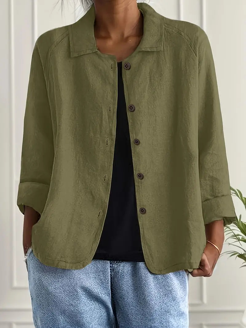 Sybille - Oversized Spread-Collar Blazer