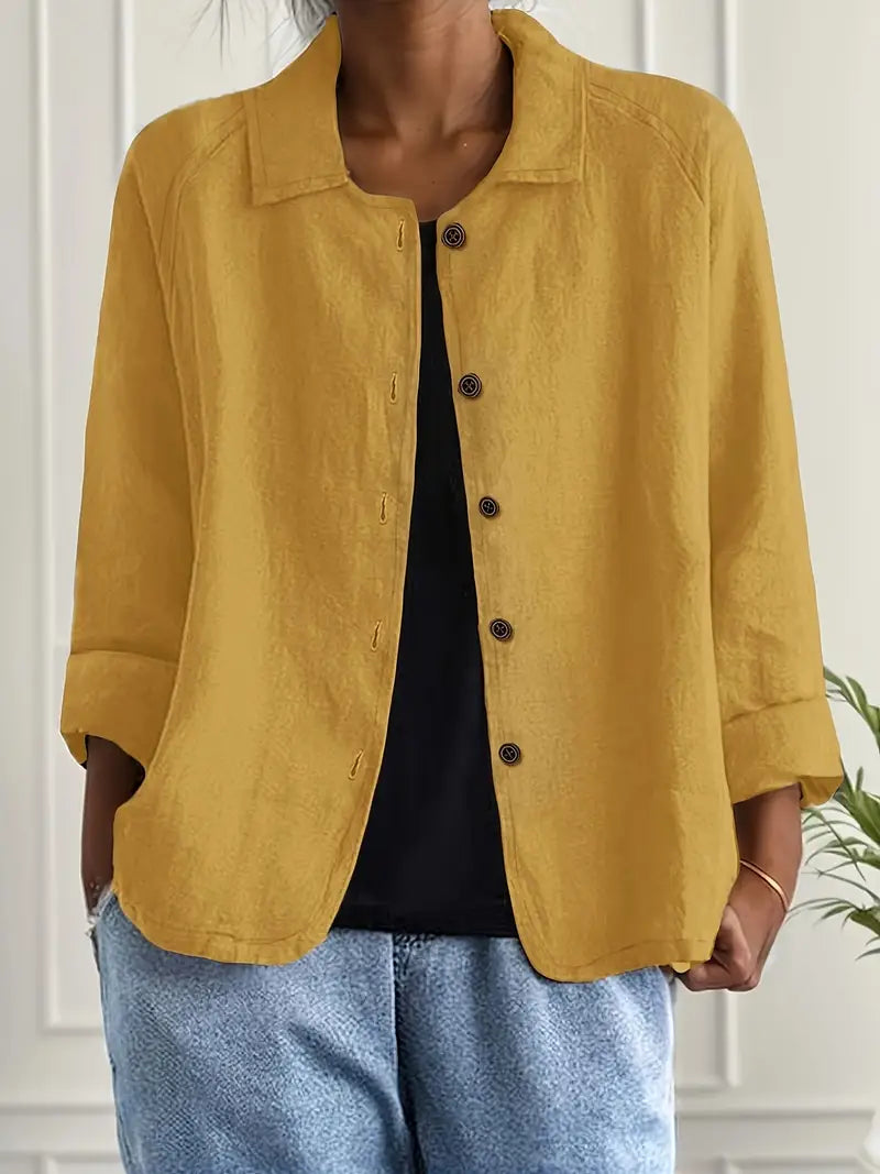 Sybille - Oversized Spread-Collar Blazer