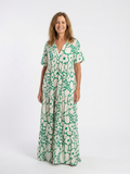Zuleika | Floral Short-Sleeve Midi Dress